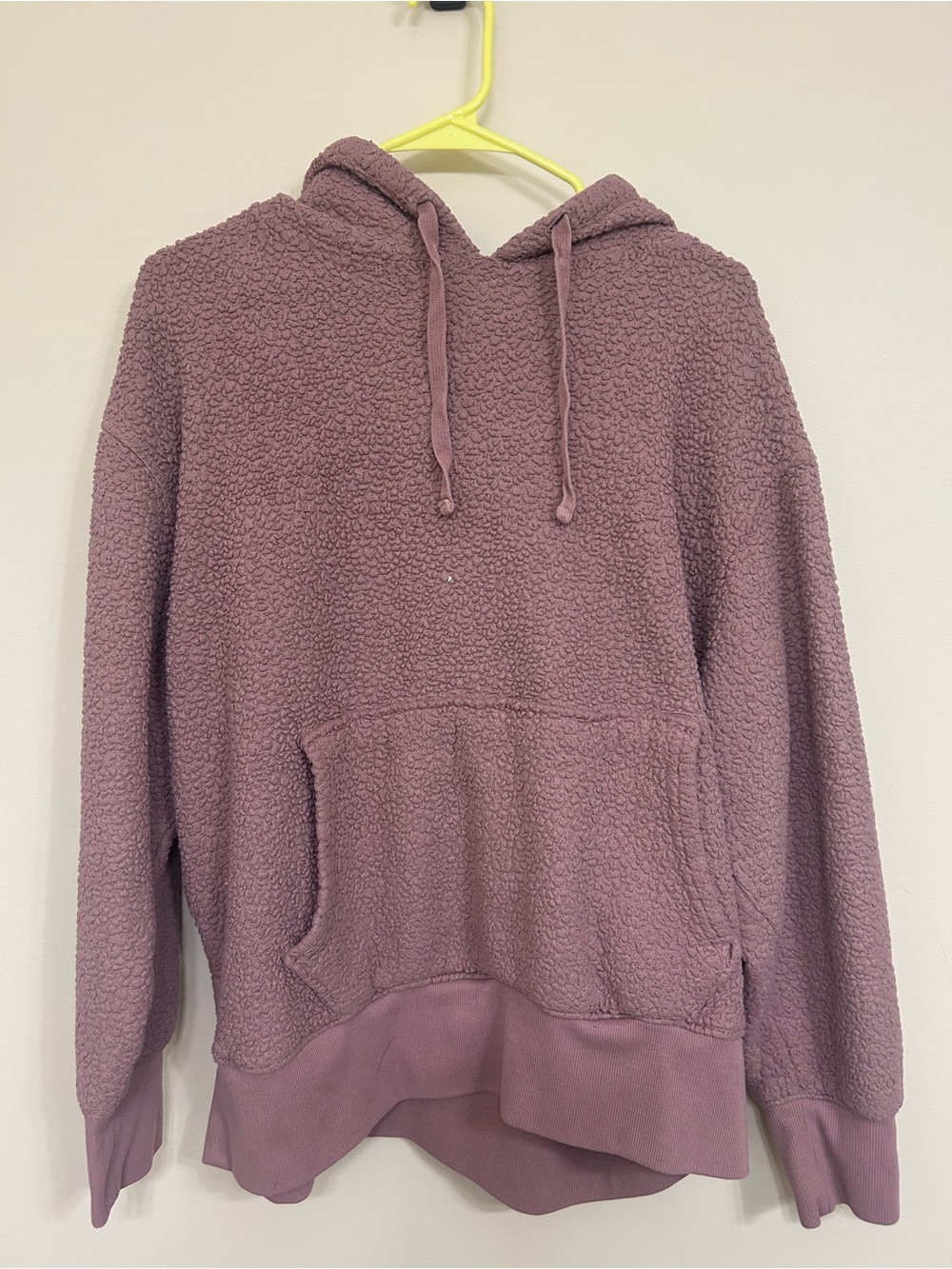 Mauve Sherpa hoodie